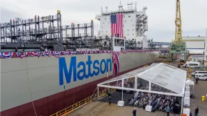 Matson christens 1st new vessel of $1B US shipyard order