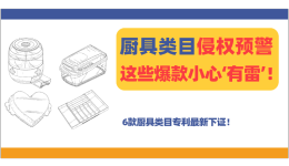谨防踩坑！6款厨具类目专利最新下证！