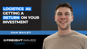Logistics AI: Getting a Return on Your Investment